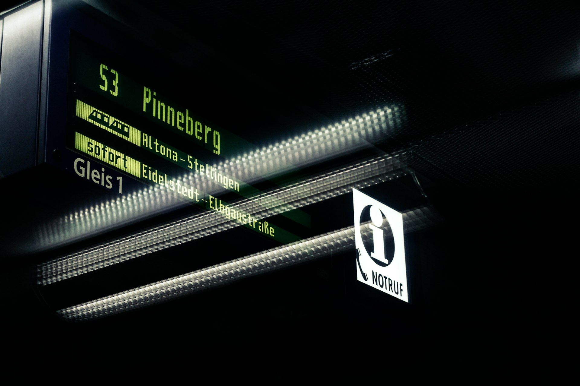 black digital signage